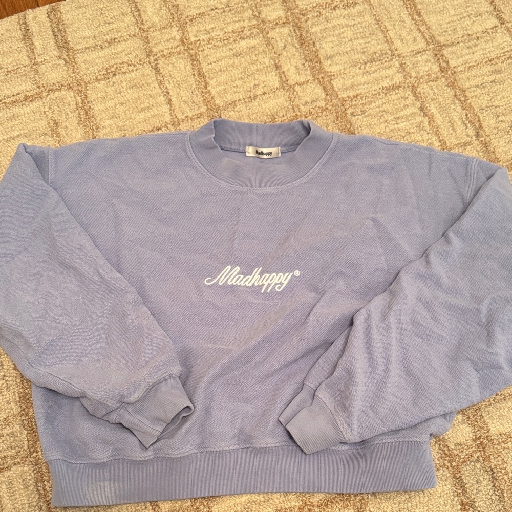 Madhappy Periwinkle Terry Cloth Crewneck